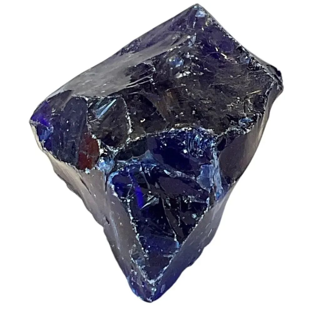 Cobalt Translucent Art Glass Cullet Slag Glass‎ #5XL31